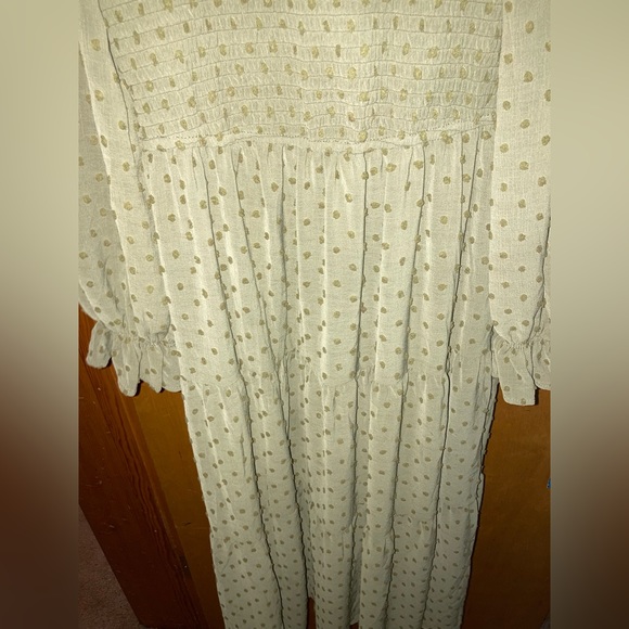 Tiered mini dress- color: olive - size small - Picture 7 of 10